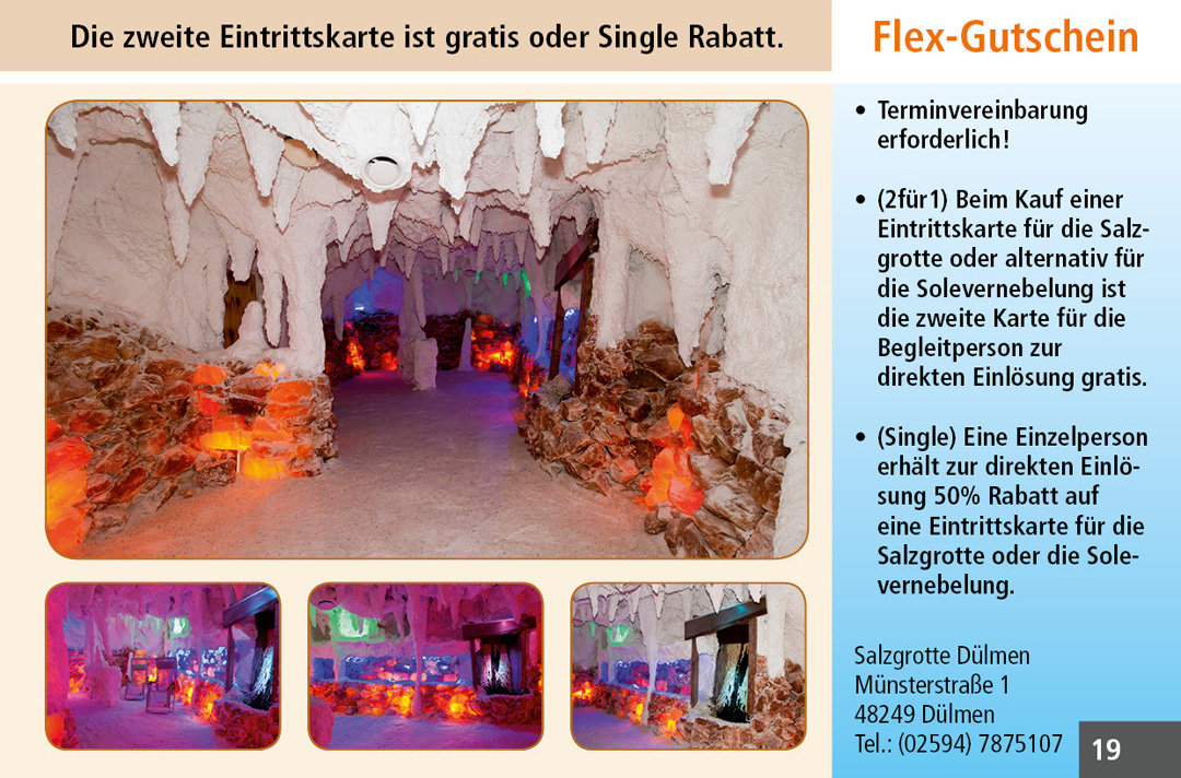 2 für 1 Gutschein-Ruhrgebiet-Salzgrotte-Duelmen