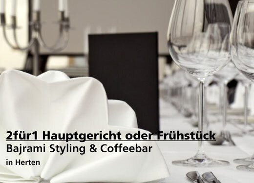 2für1 Gutschein Hauptgericht oder Frühstück - Bajrami Styling & Coffeebar in Herten 