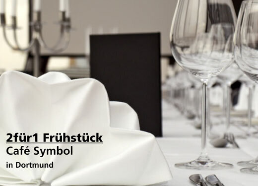 2 für 1 Gutschein Frühstück - Café Symbol in Dortmund