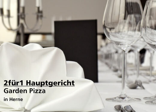 2für1 Hauptgericht - Garden Pizza in Herne