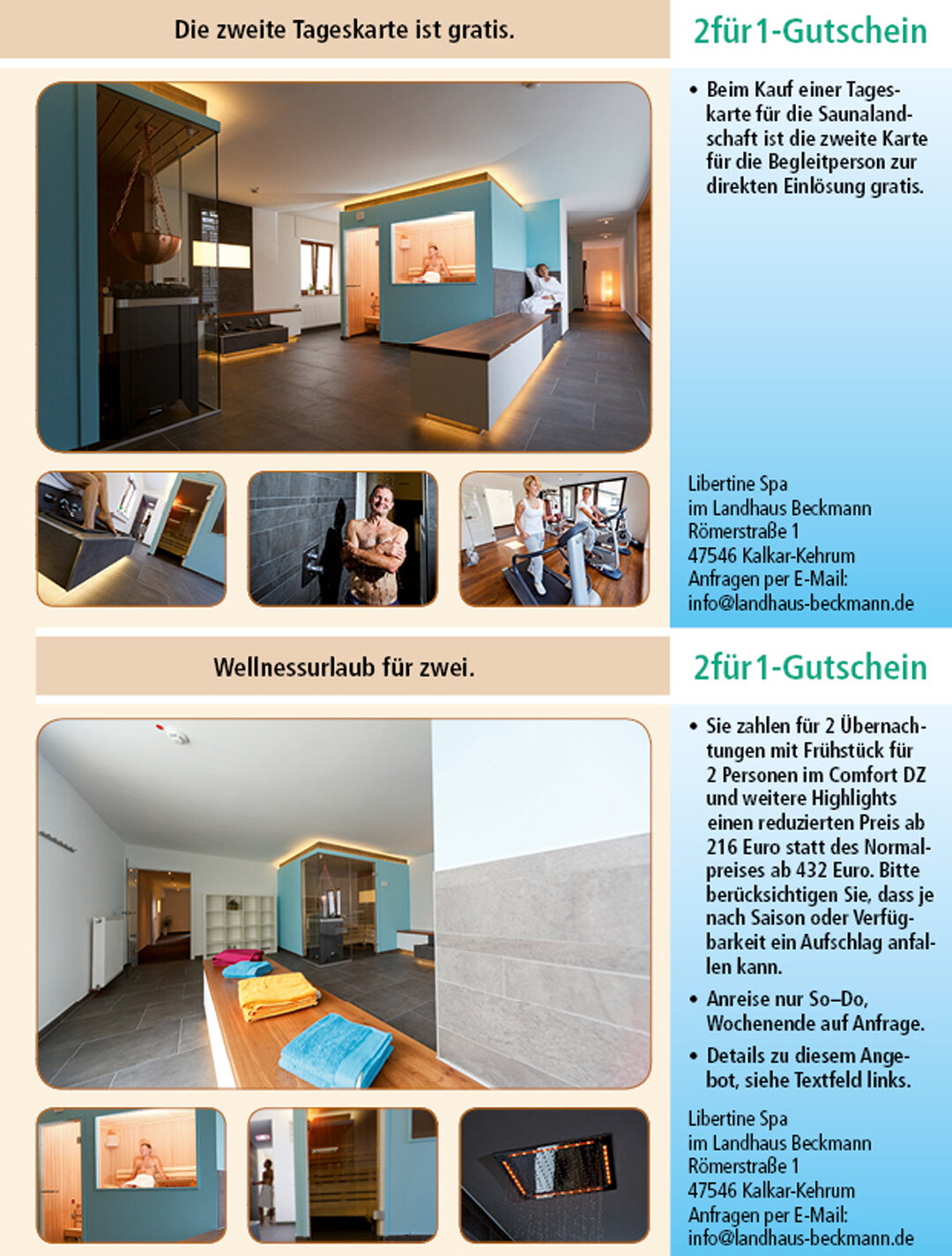 Wellness Urlaub in Kalkar